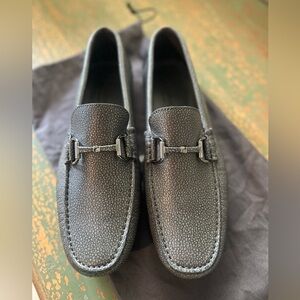 NEW Ermenegildo Zegna Men’s Shoes/  Made in Italy / Gray /Size 8 US